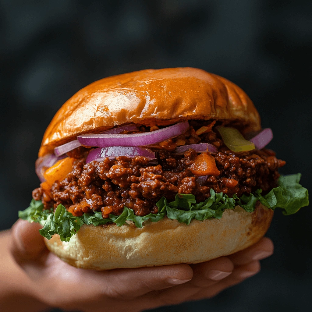 Sloppy Joes Menu featuring classic and creative variations of the dish.