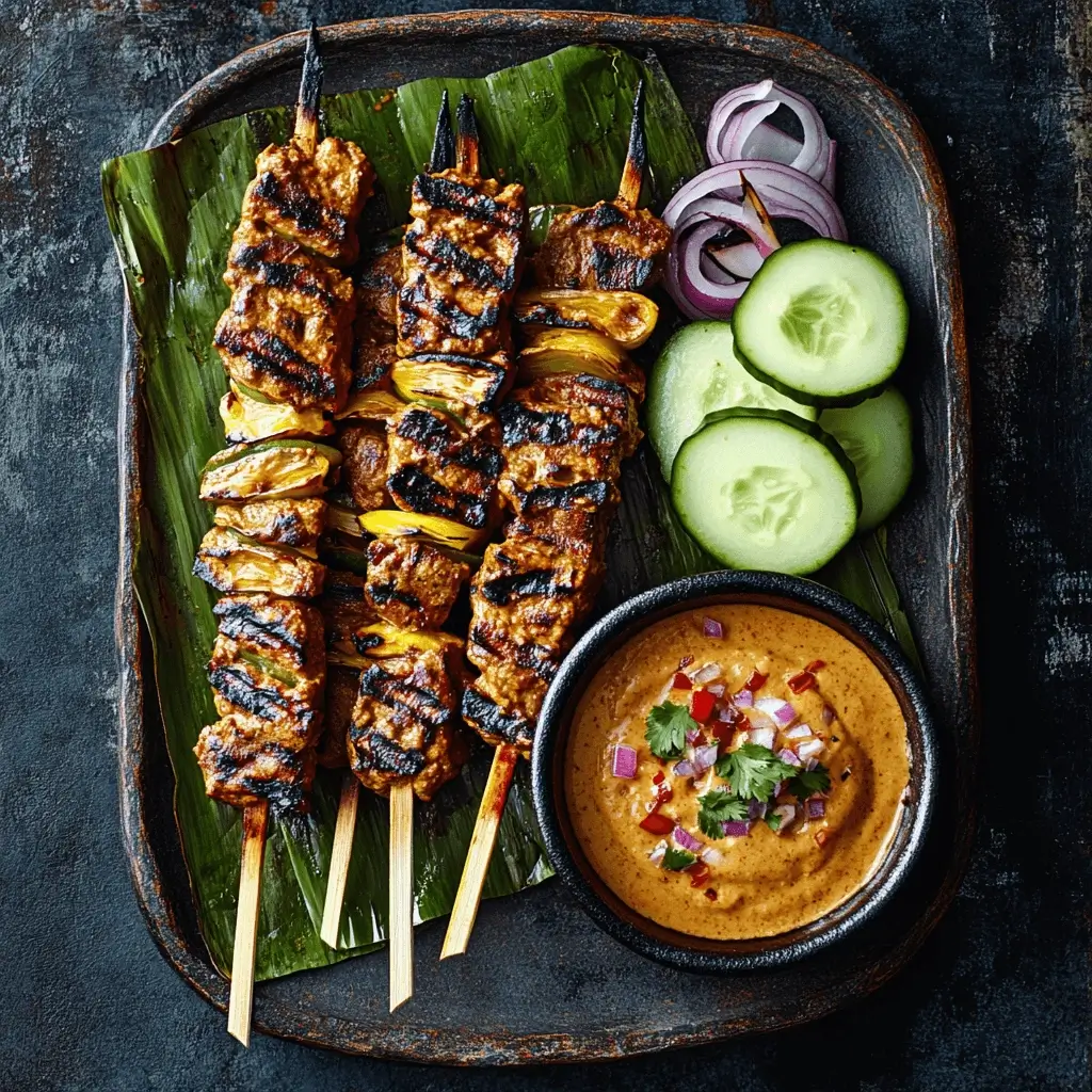 Japanese yakitori grilling on a narrow street lined with lanterns.