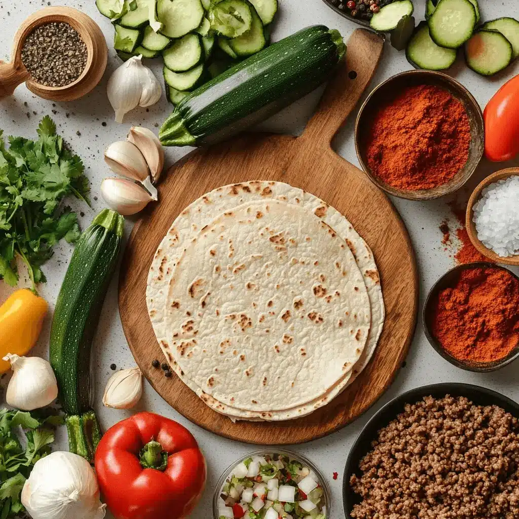 ingredients for minced meat nutrition tacos
