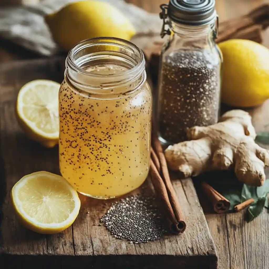 Natural Mounjaro drink with fresh ingredients