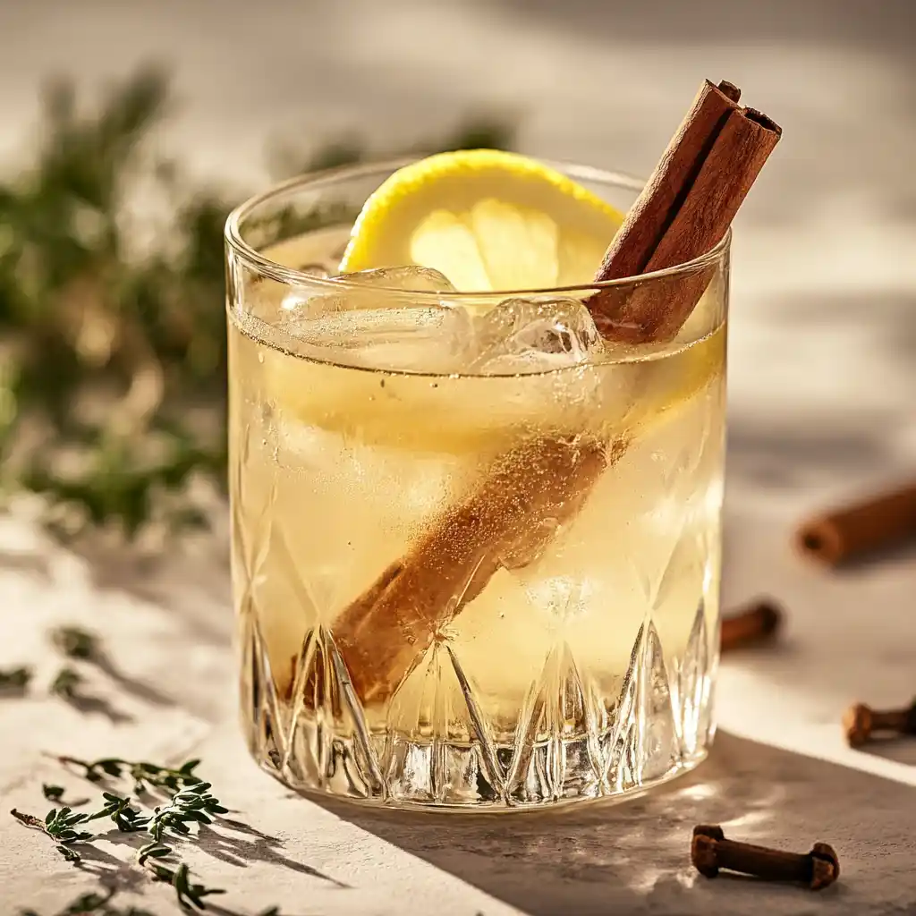 Chilled glass of Natural Mounjaro drink