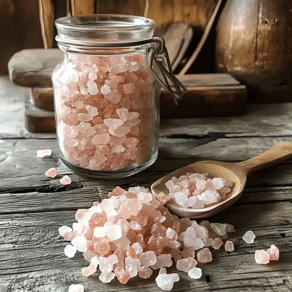 Himalayan pink salt recipe reviews in a rustic kitchen