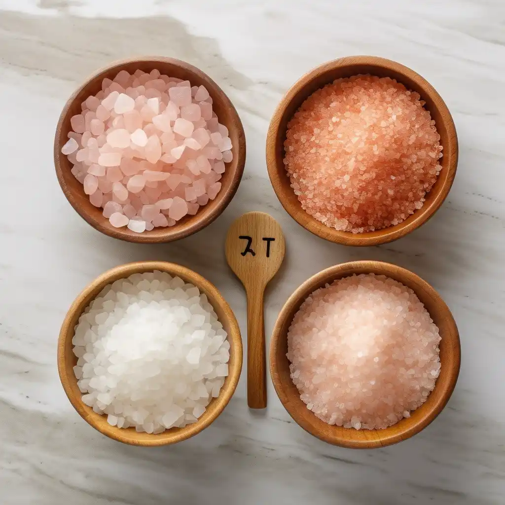 Table salt vs sea salt vs Himalayan salt comparison